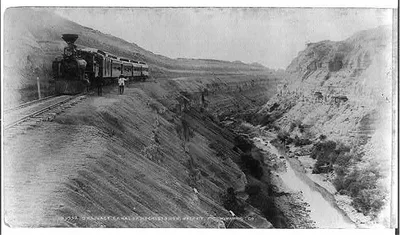 Drainage canal of Nochistongo, [Mexico], 1884