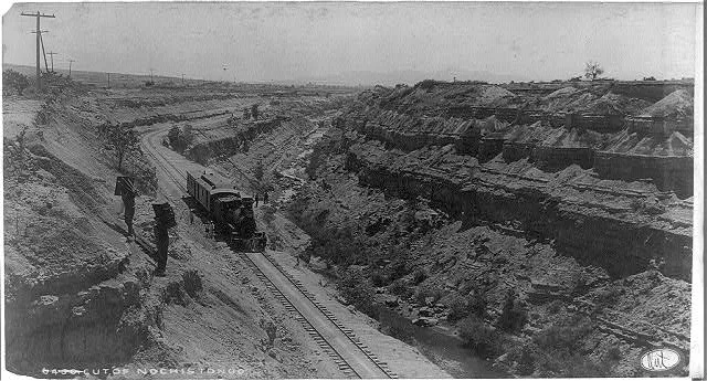 Cut of Nochistongo, 1884