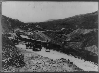 Mines near Zacatecas, 1884