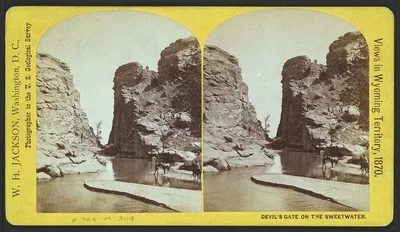 Devil's Gate on the Sweetwater, 1870