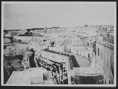 Tangier - view from Constantine Hotel, showing the old Moorish harbor…, Tangier, Morocco, 1894