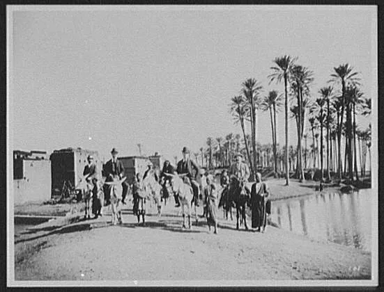World Transportation Commission on the site of ancient Memphis, Egypt, Memphis, 1894