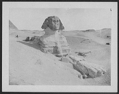 The Great Sphinx, Egypt, Jizah, 1894