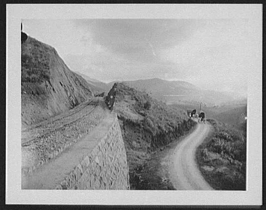 Near Haputale - "the two ways" (rail and road), Haputale, Sri Lanka, 1895