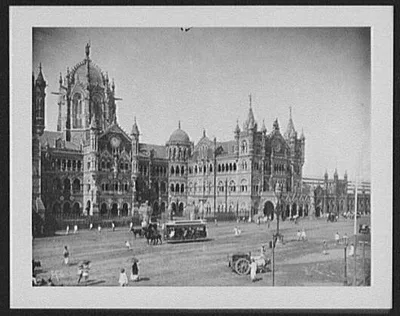 Bombay - Victoria Station, Bombay, India, 1895