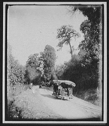 WTC [i.e. World Transportation Commission] on two special cars, East…, India, 1895