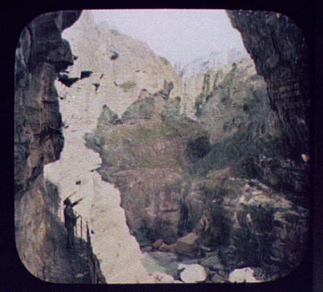 In the gorge below Constantine, Algeria, Constantine, 1894