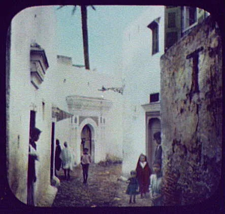 Tangier - street scene, Morocco, Tangier, 1894
