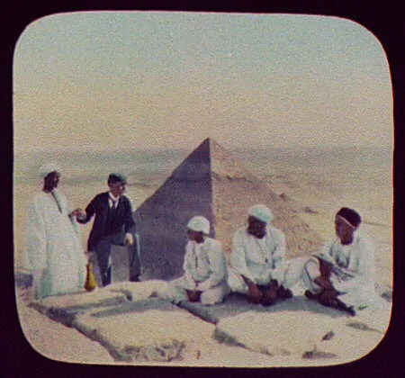 Five on top of the Great Pyramid, Egypt, Jizah, 1894