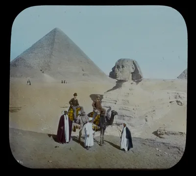 Pyramids and Sphinx, Egypt, Jizah, 1894