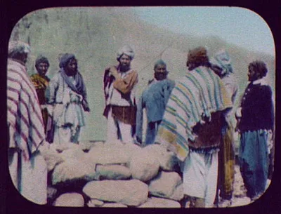 Group of Arabs around well - Sinai (?), Thailand, Egypt, 1894