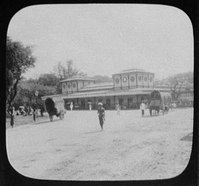 Colombo - railway station, Colombo, Sri Lanka, 1895