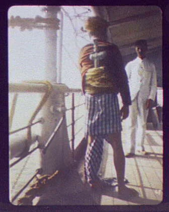 On board the steamer Kola between Bombay and Karachi, 1895