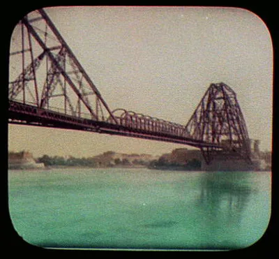 Bridge over the Indus at Sukkur, Sukkur, Indus River, Pakistan, 1895
