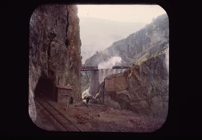 Tunnel and bridge on the Northwestern Railway near Quetta, Pakistan, Quetta, 1895