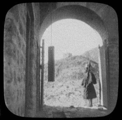 Entrance to Fort Ali-Musjid above Khyber Pass, Sepoy sentry, Pakistan, 1895