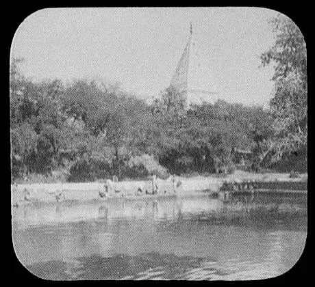 [Water] tank and temples at Jammu, India, Jammu, 1895