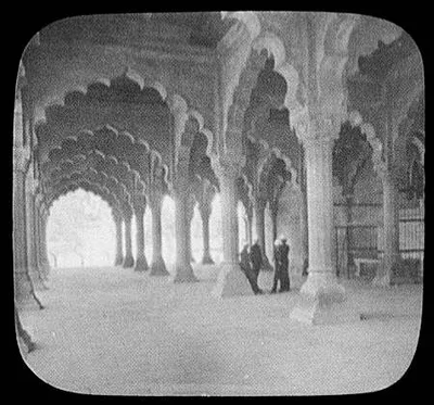 Delhi - private audience hall which once contained the famous Peacock…, India, Delhi, 1895
