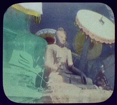Rangoon - statue of Buddha, Burma, Rangoon, 1895