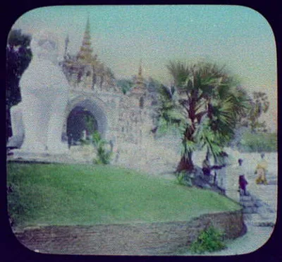 Rangoon - entrance to pagoda, Burma, Rangoon, 1895