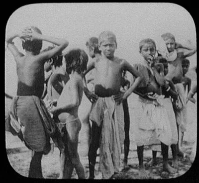 Group of small native boys, New Zealand, 1895