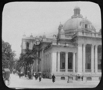 Canton (?) - large building in Shameen (?), Guangzhou, China, 1895