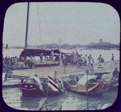 Shanghai - from the Japanese steamship landing, Yantai, China, 1895