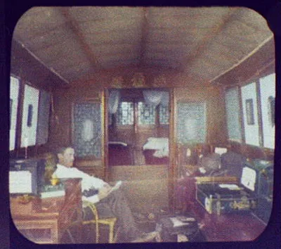 Cabin interior of WTC [i.e. World Transportation Commission]…, China, 1895