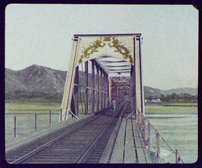 Railway bridge over the Pai River near Tientsin, Pai River, Sri Lanka, China, 1895
