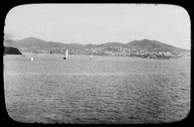 Vladivostok - panoramic view from harbor (center part of 3 parts), Russia, Vladivostok, 1895