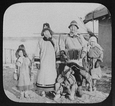 Goldi family group, north of Khabarovsk, Siberia, 1895