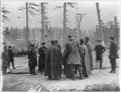 [Convict railway workers, Ussuri region, Siberia], Khabarovsk, Russia, 1895