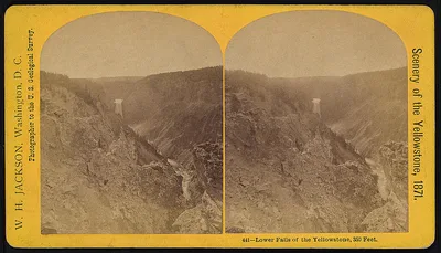 Lower Falls of the Yellowstone, 350 Feet, 1871
