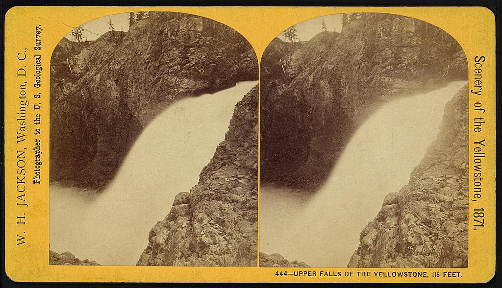 Upper Falls of the Yellowstone, 115 Feet, 1871