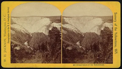 Grand Canyon of the Yellowstone, 1871