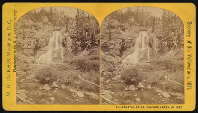 Crystal Falls, Cascade Creek, 84 Feet, 1871