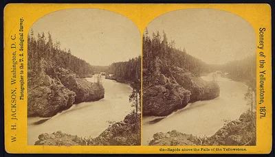 Rapids above the Falls of the Yellowstone, 1871