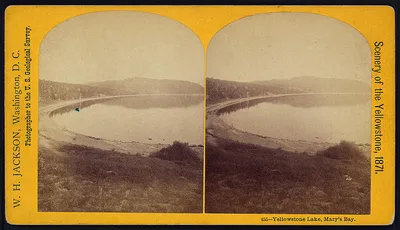 Yellowstone Lake, Mary's Bay, 1871