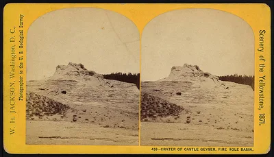 Crater of Castle Geyser, Fire Hole Basin, 1871