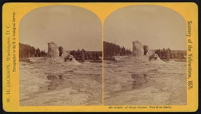 Crater of Giant Geyser, Fire Hole Basin, 1871