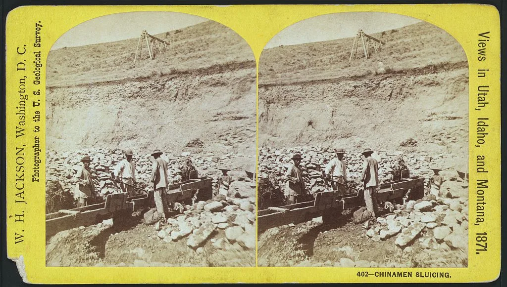 Chinamen sluicing, 1871