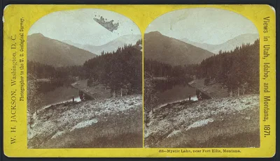 Mystic Lake, near Fort Ellis, Montana, 1871