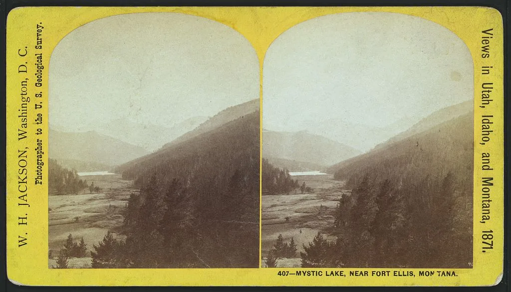 Mystic Lake, near Fort Ellis, Montana, 1871