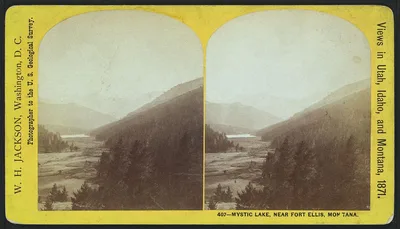 Mystic Lake, near Fort Ellis, Montana, 1871