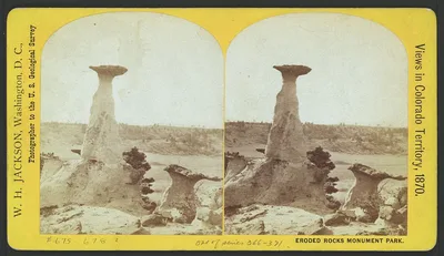 Eroded rocks monument park, 1870