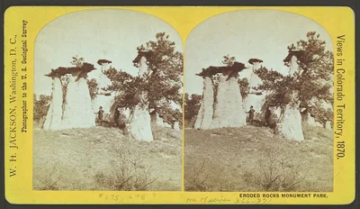 Eroded rocks monument park, 1870