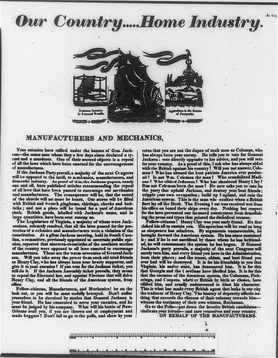 Photograph from 1824: Our country . . . home industry