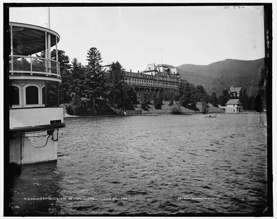 Photograph from New York (State): Fort William Henry Hotel, Lake George