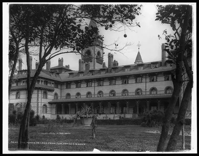 The Ponce De Leon from the orange grove, Florida, 1880