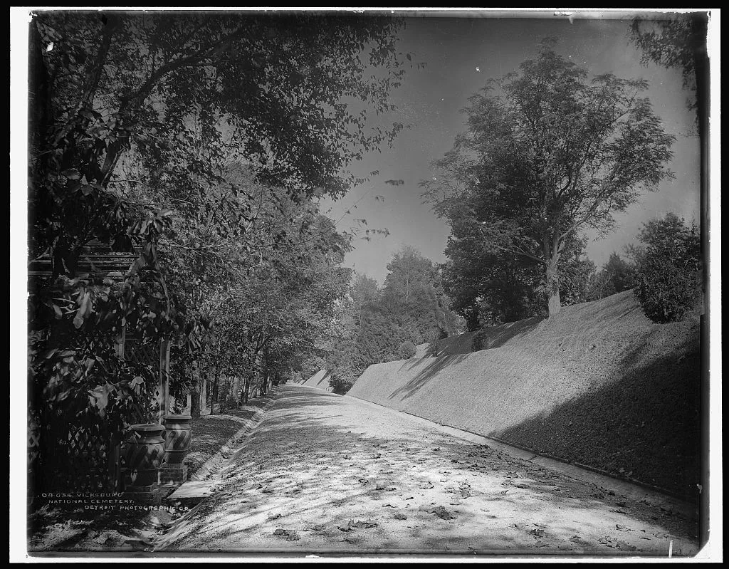 Vicksburg National Cemetery, Mississippi, 1880